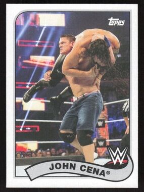 John Cena 2018 Topps WWE Wrestling Card